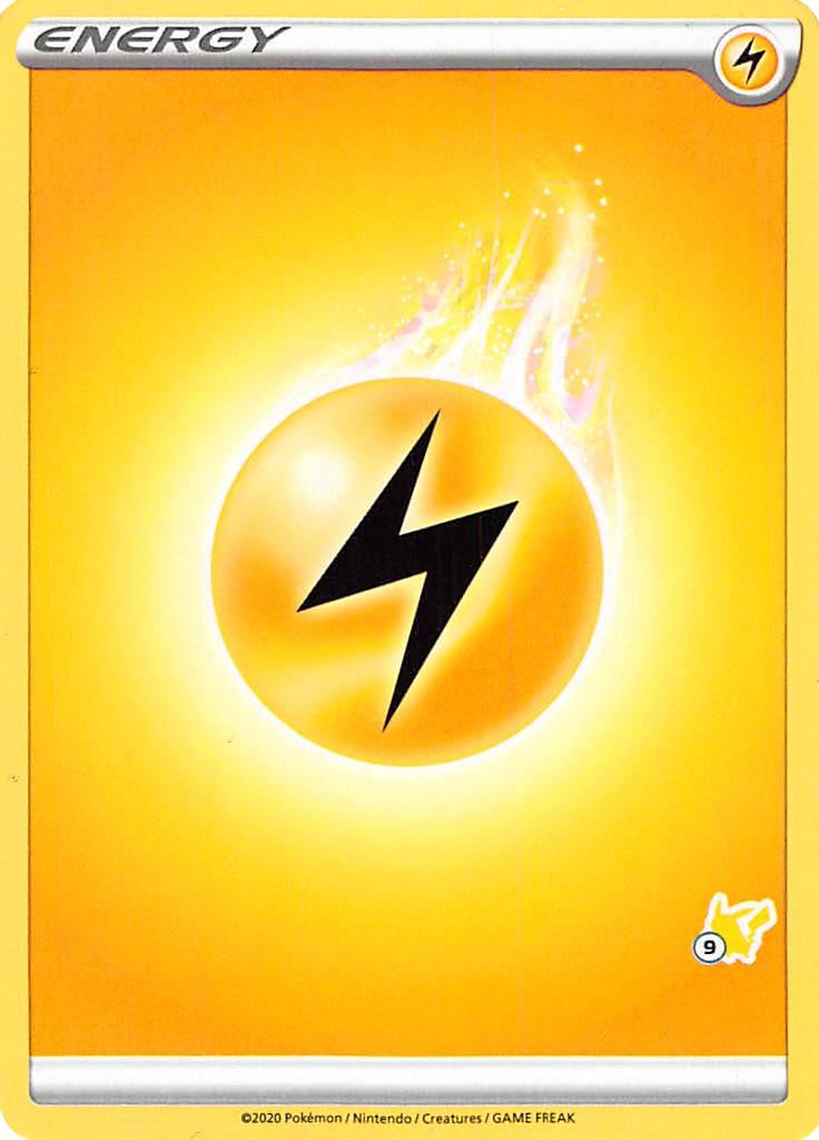 Lightning Energy (Pikachu Stamp #9) [Battle Academy 2022] | Mega City Incorporated