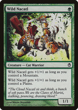 Wild Nacatl [Duel Decks: Ajani vs. Nicol Bolas] | Mega City Incorporated