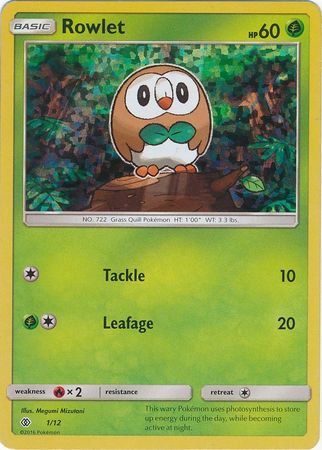 Rowlet (1/12) [McDonald's Promos: 2017 Collection] | Mega City Incorporated