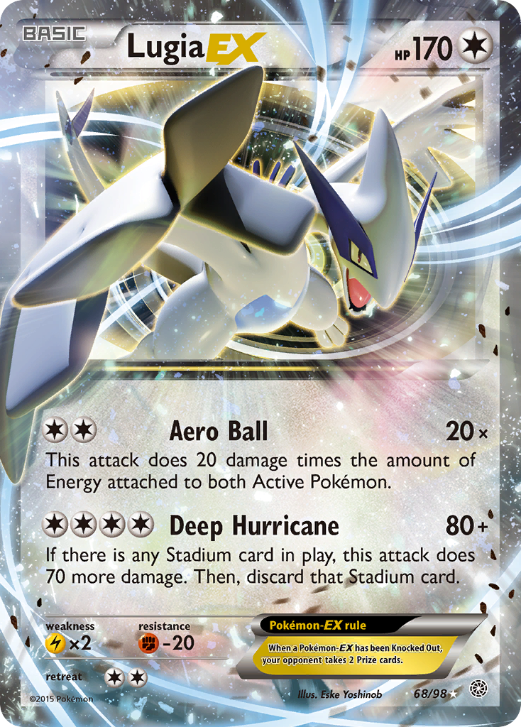 Lugia EX (68/98) [XY: Ancient Origins] | Mega City Incorporated