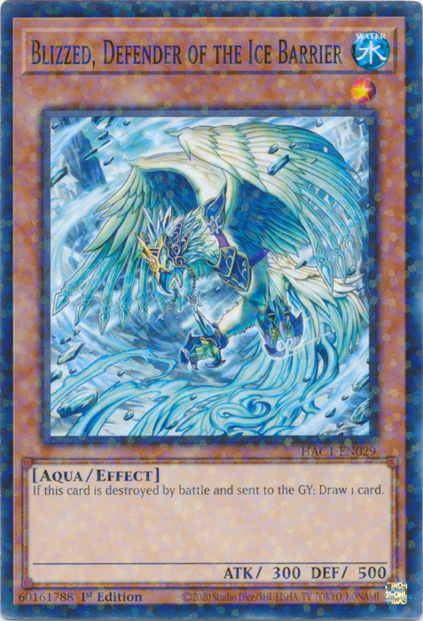 Blizzed, Defender of the Ice Barrier (Duel Terminal) [HAC1-EN029] Common | Mega City Incorporated