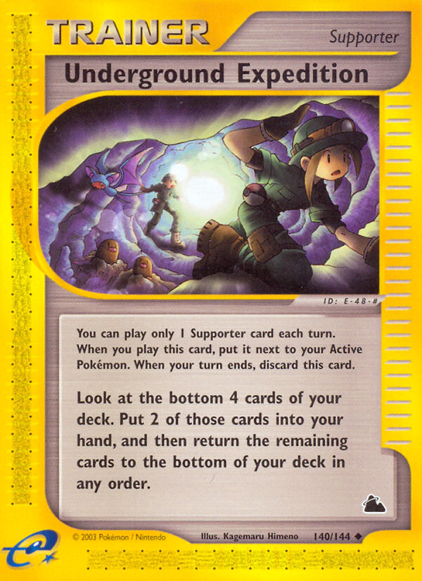 Underground Expedition (140/144) [Skyridge] | Mega City Incorporated