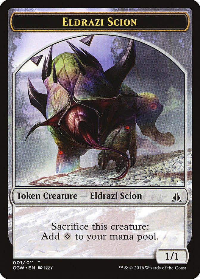 Eldrazi Scion (001/011) [Oath of the Gatewatch Tokens] | Mega City Incorporated