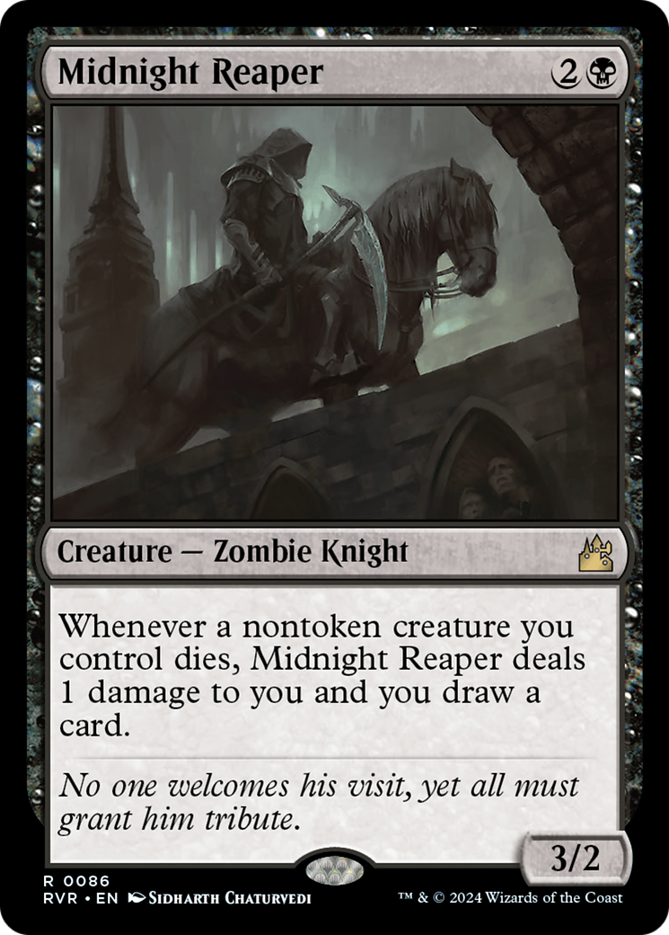 Midnight Reaper [Ravnica Remastered] | Mega City Incorporated