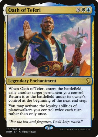 Oath of Teferi [Dominaria] | Mega City Incorporated