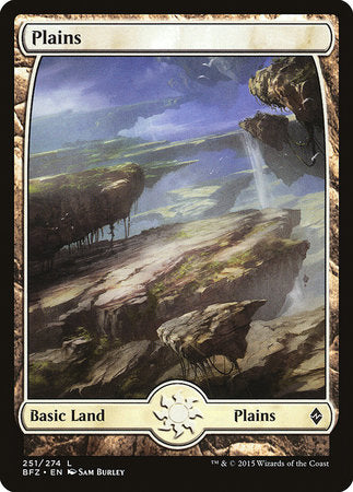 Plains (251) - Full Art [Battle for Zendikar] | Mega City Incorporated