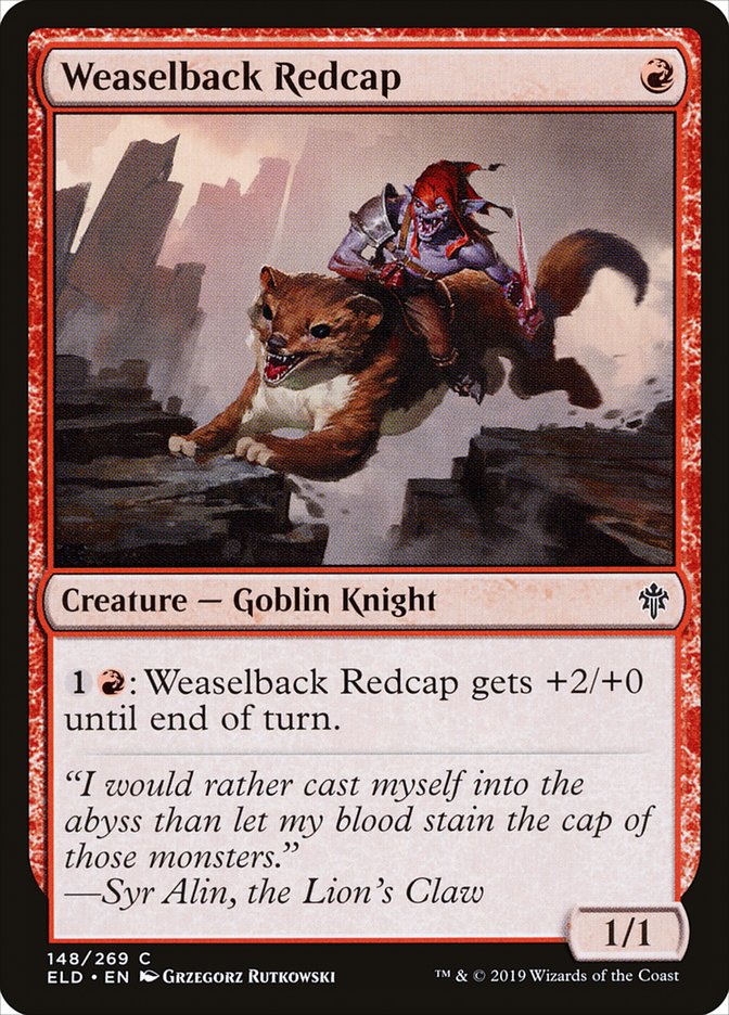 Weaselback Redcap [Throne of Eldraine] | Mega City Incorporated