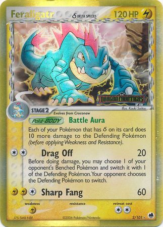 Feraligatr (2/101) (Delta Species) (Stamped) [EX: Dragon Frontiers] | Mega City Incorporated