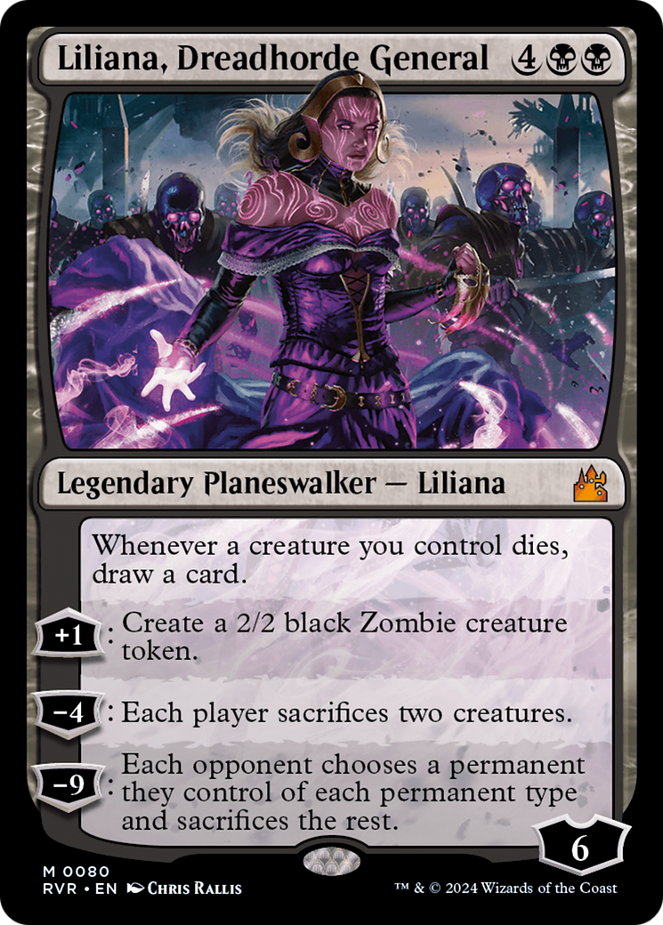 Liliana, Dreadhorde General [Ravnica Remastered] | Mega City Incorporated