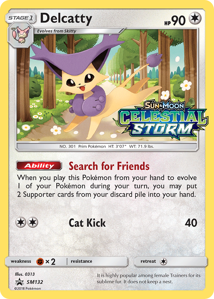 Delcatty (SM132) [Sun & Moon: Black Star Promos] | Mega City Incorporated