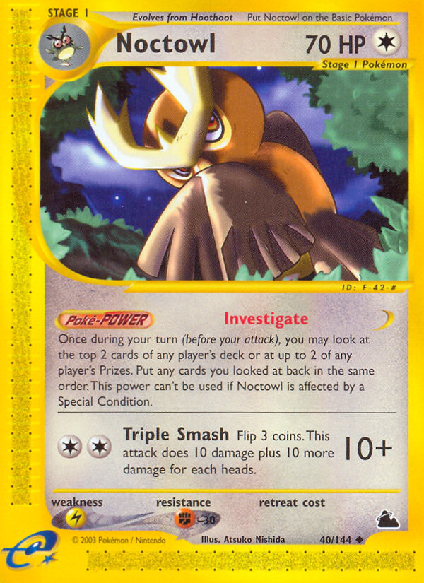 Noctowl (40/144) [Skyridge] | Mega City Incorporated