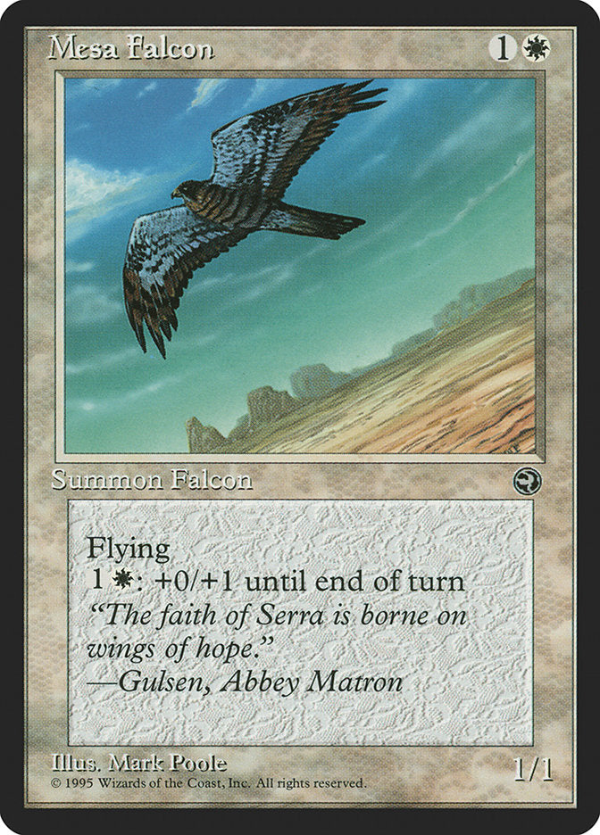 Mesa Falcon (Gulsen Flavor Text) [Homelands] | Mega City Incorporated