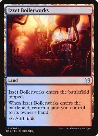 Izzet Boilerworks [Commander 2019] | Mega City Incorporated