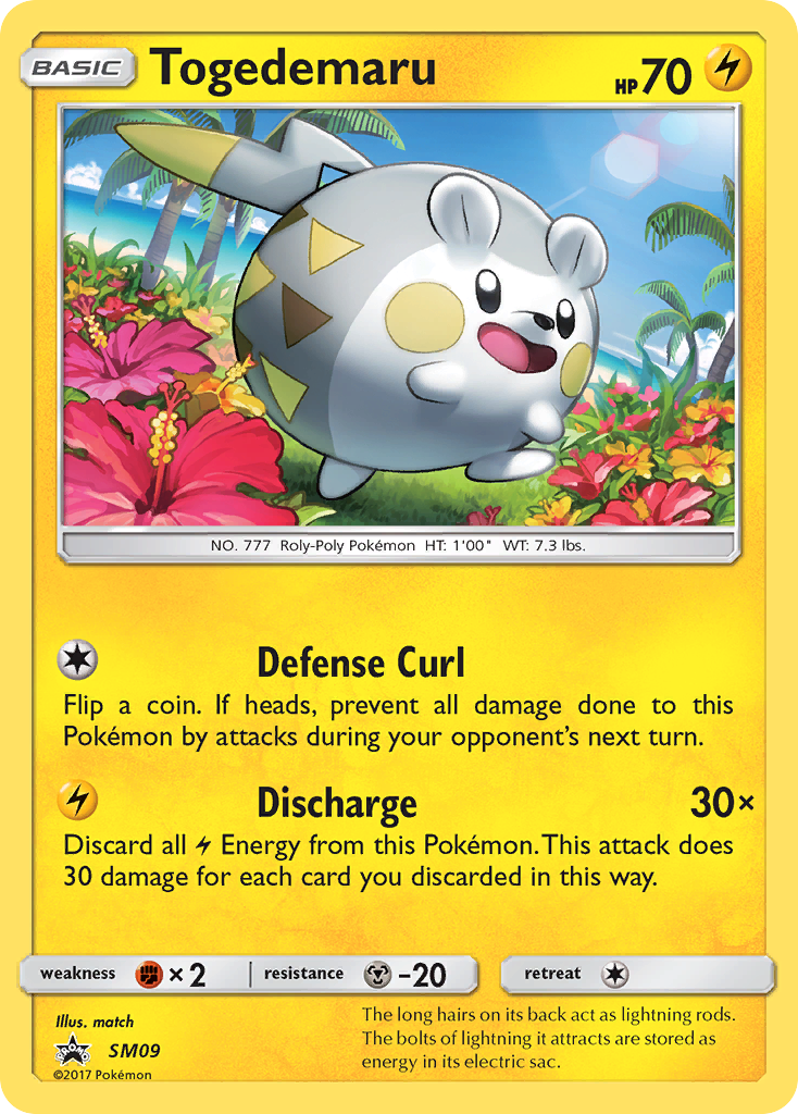 Togedemaru (SM09) [Sun & Moon: Black Star Promos] | Mega City Incorporated