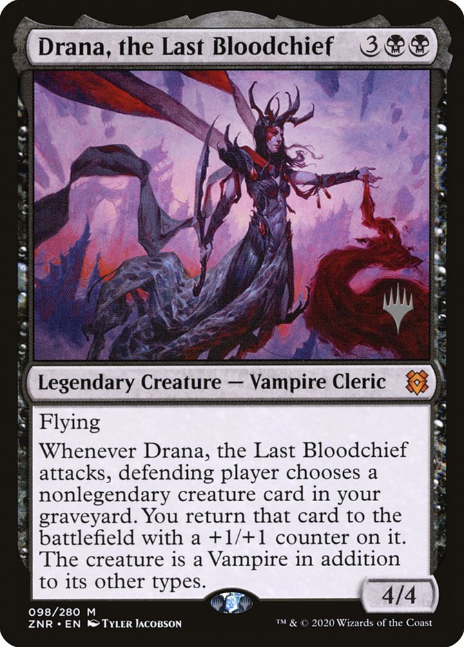 Drana, the Last Bloodchief (Promo Pack) [Zendikar Rising Promos] | Mega City Incorporated