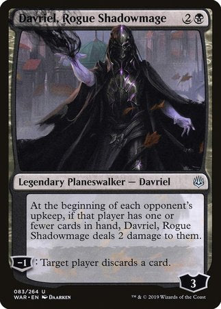 Davriel, Rogue Shadowmage [War of the Spark] | Mega City Incorporated