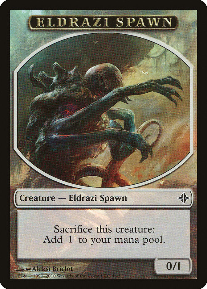 Eldrazi Spawn (1a/5) [Rise of the Eldrazi Tokens] | Mega City Incorporated