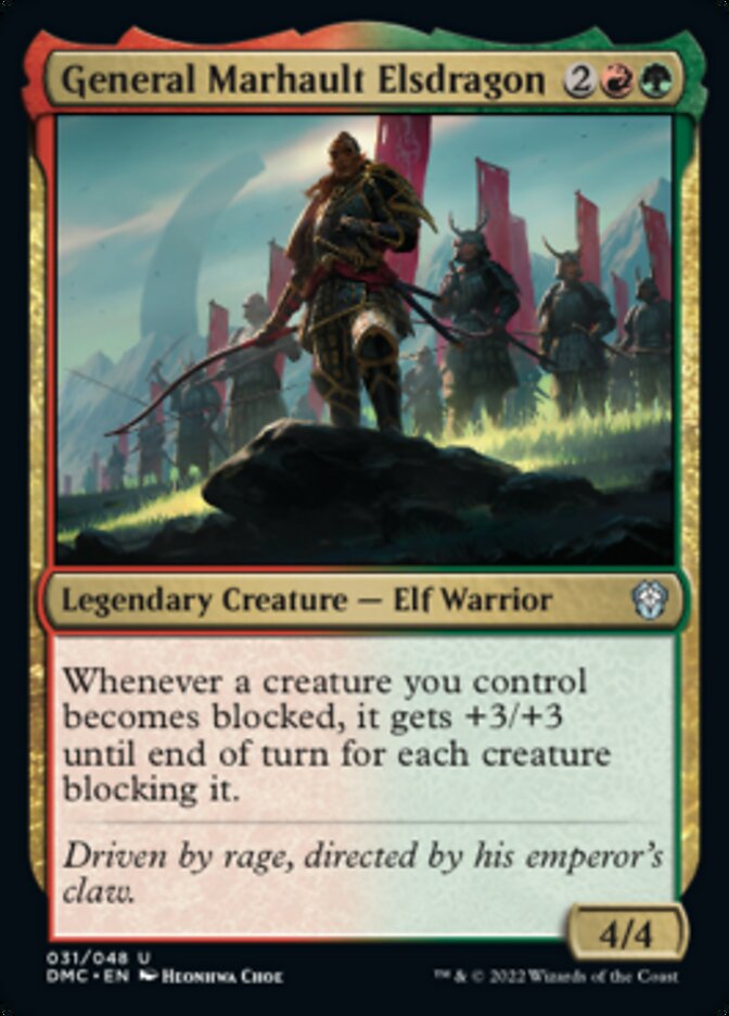 General Marhault Elsdragon [Dominaria United Commander] | Mega City Incorporated