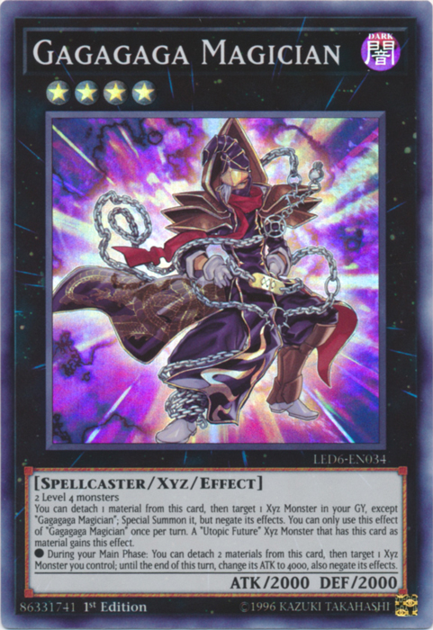 Gagagaga Magician [LED6-EN034] Super Rare | Mega City Incorporated