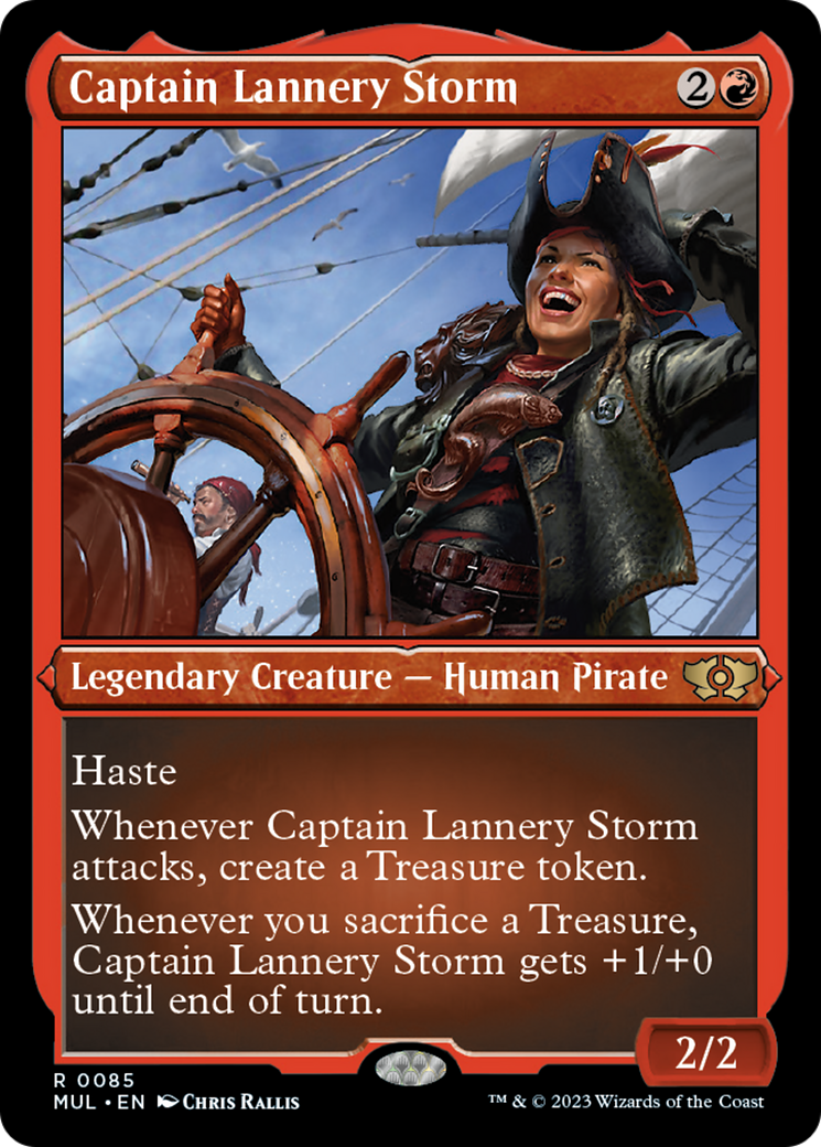 Captain Lannery Storm (Foil Etched) [Multiverse Legends] | Mega City Incorporated