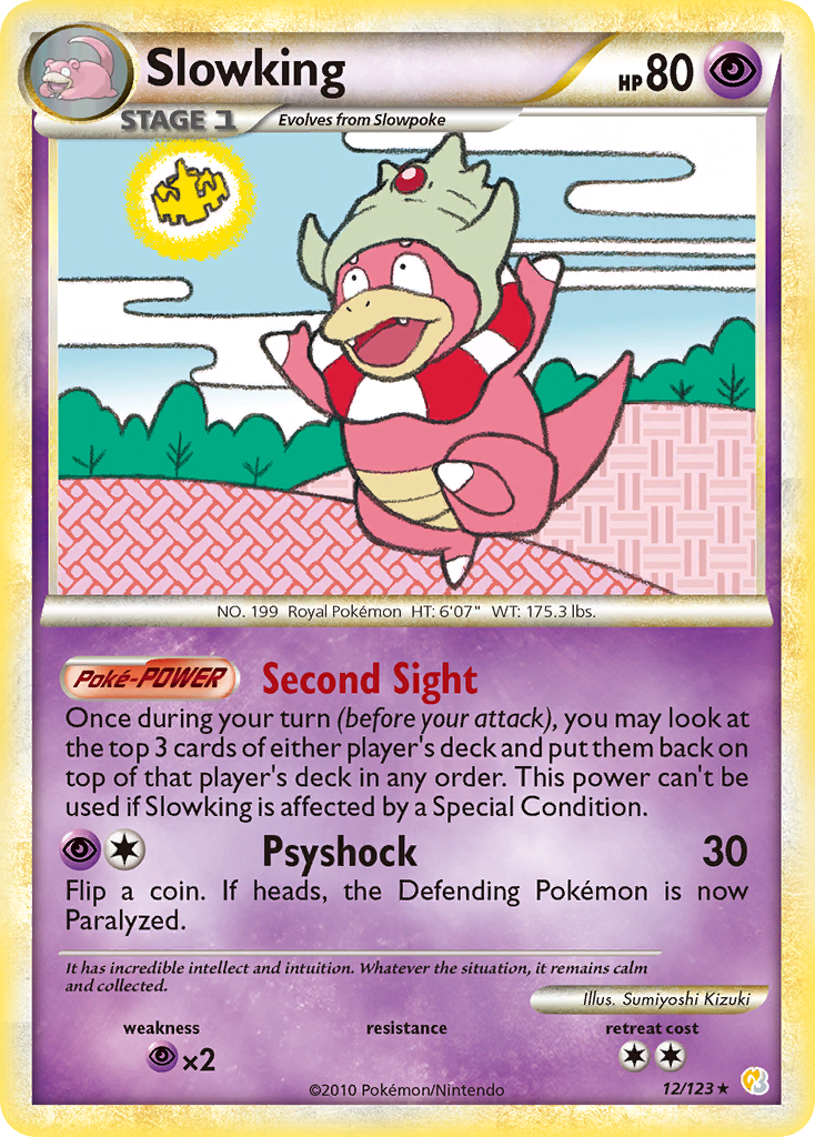 Slowking (12/123) [HeartGold & SoulSilver: Base Set] | Mega City Incorporated