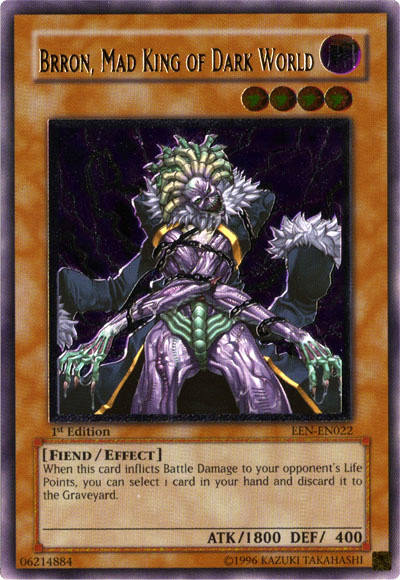 Brron, Mad King of Dark World [EEN-EN022] Ultimate Rare | Mega City Incorporated
