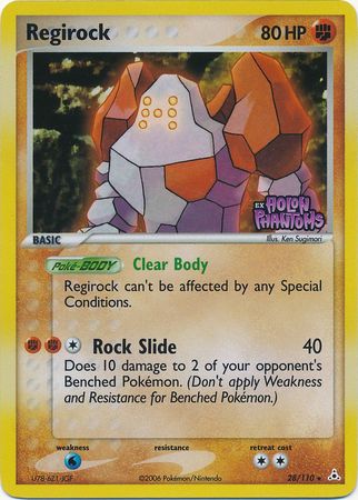 Regirock (28/110) (Stamped) [EX: Holon Phantoms] | Mega City Incorporated