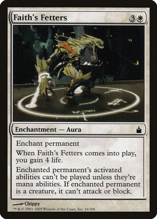 Faith's Fetters [Ravnica: City of Guilds] | Mega City Incorporated