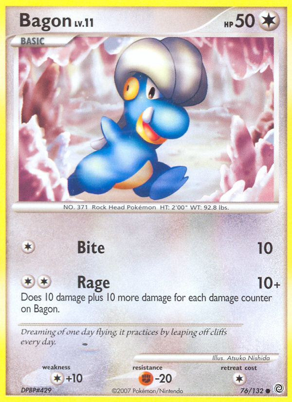 Bagon (76/132) [Diamond & Pearl: Secret Wonders] | Mega City Incorporated