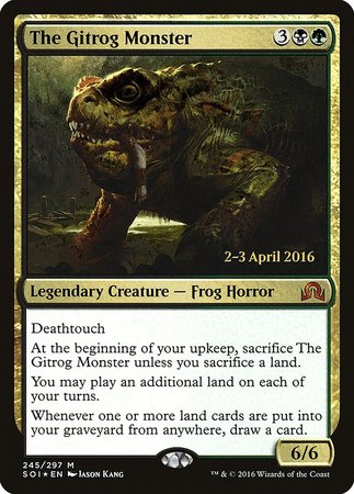 The Gitrog Monster [Shadows over Innistrad Promos] | Mega City Incorporated