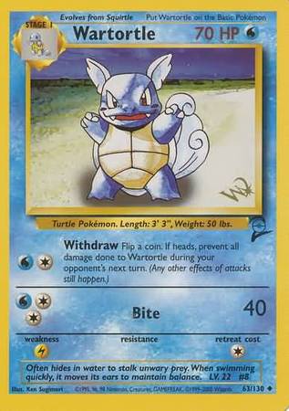 Wartortle (63/130) (W Stamped Promo) [Base Set 2] | Mega City Incorporated