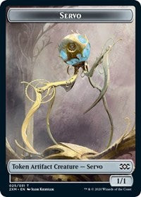 Servo // Treasure Double-sided Token [Double Masters Tokens] | Mega City Incorporated