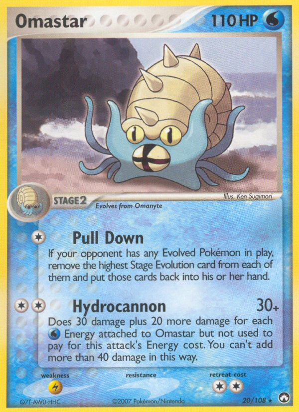 Omastar (20/108) [EX: Power Keepers] | Mega City Incorporated