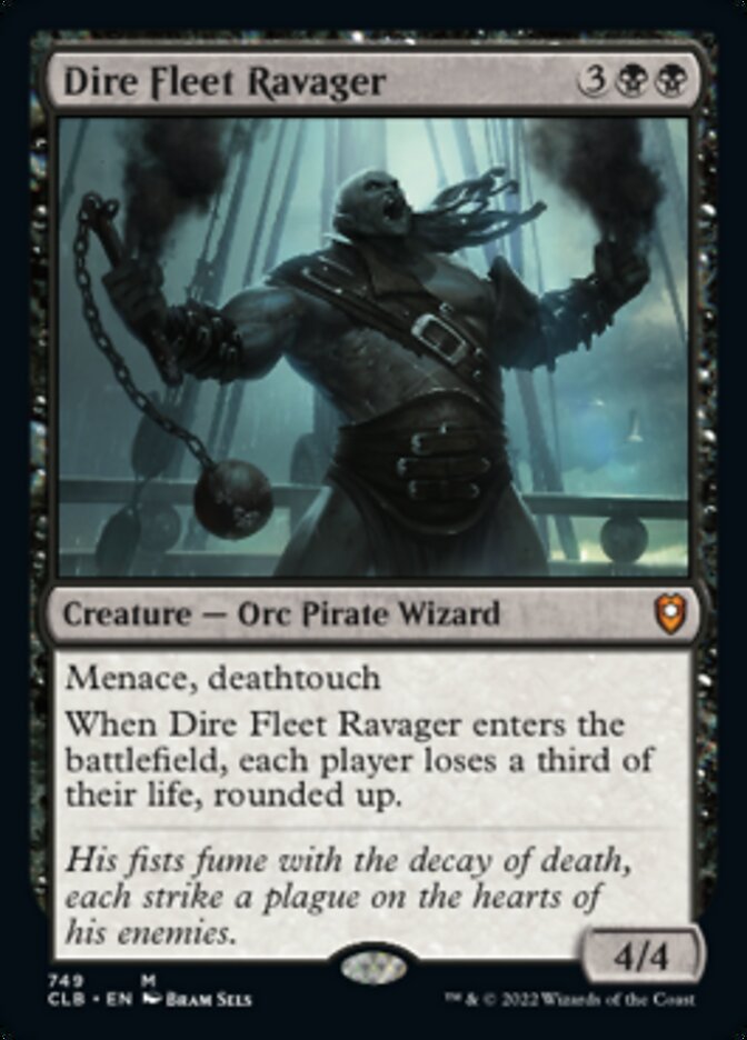 Dire Fleet Ravager [Commander Legends: Battle for Baldur's Gate] | Mega City Incorporated