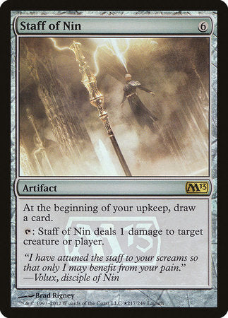 Staff of Nin [Magic 2013 Promos] | Mega City Incorporated