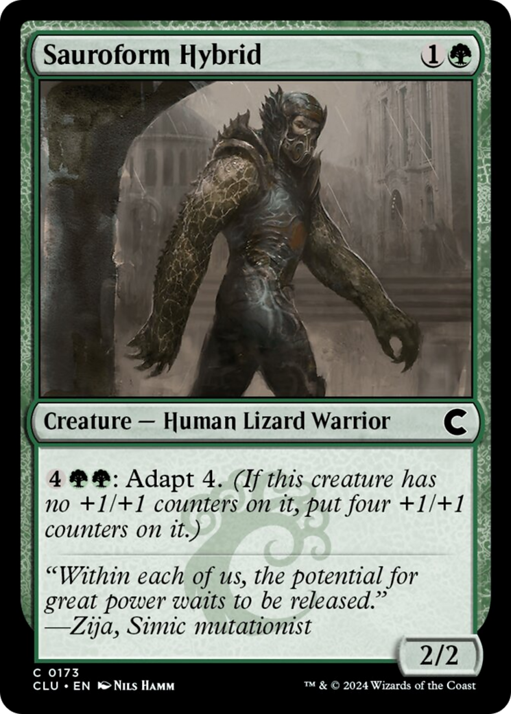 Sauroform Hybrid [Ravnica: Clue Edition] | Mega City Incorporated
