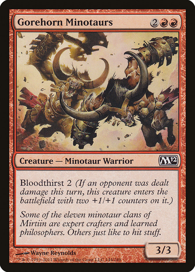 Gorehorn Minotaurs [Magic 2012] | Mega City Incorporated