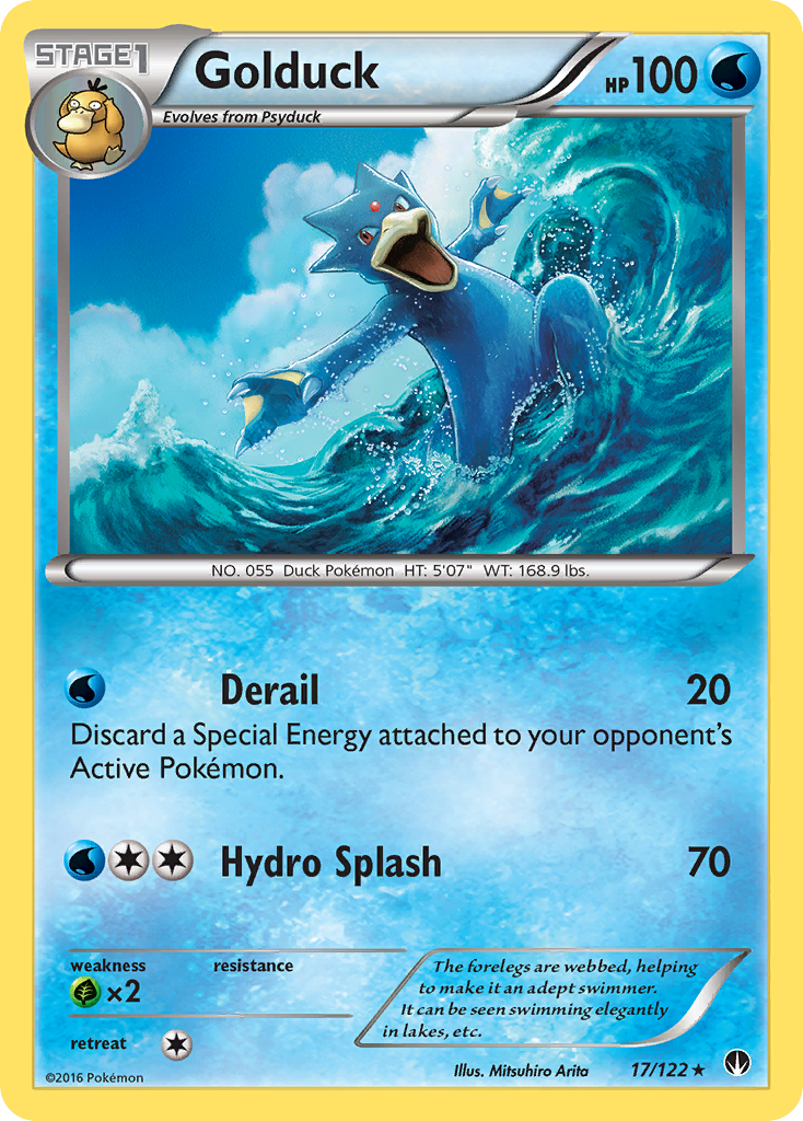 Golduck (17/122) [XY: BREAKpoint] | Mega City Incorporated