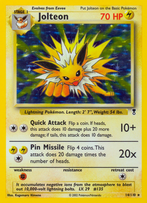 Jolteon (14/110) [Legendary Collection] | Mega City Incorporated