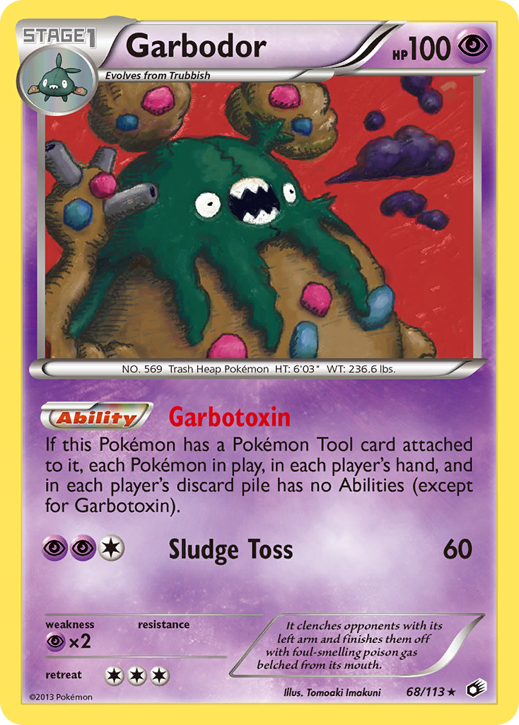 Garbodor (68/113) [Black & White: Legendary Treasures] | Mega City Incorporated