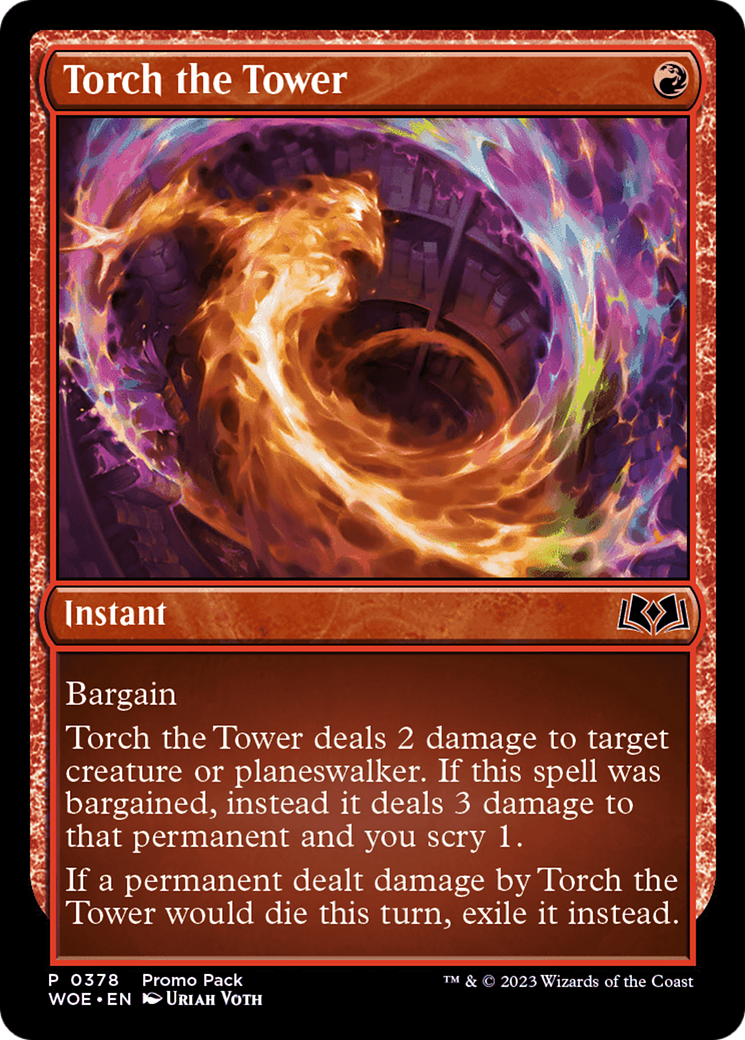 Torch the Tower (Promo Pack) [Wilds of Eldraine Promos] | Mega City Incorporated