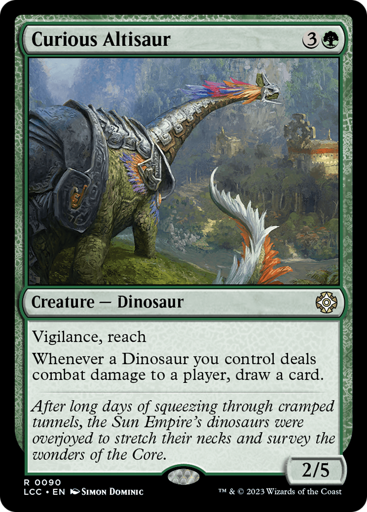 Curious Altisaur [The Lost Caverns of Ixalan Commander] | Mega City Incorporated