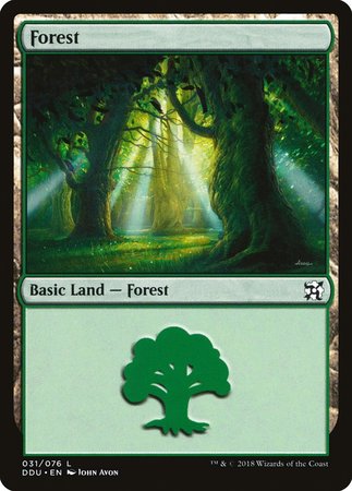 Forest (31) [Duel Decks: Elves vs. Inventors] | Mega City Incorporated