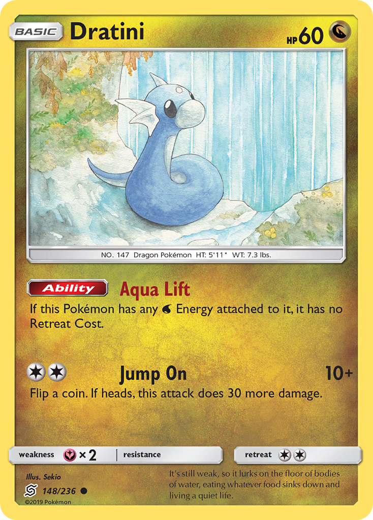 Dratini (148/236) [Sun & Moon: Unified Minds] | Mega City Incorporated