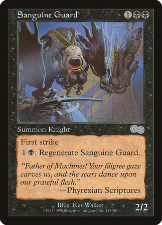 Sanguine Guard [Urza's Saga] | Mega City Incorporated