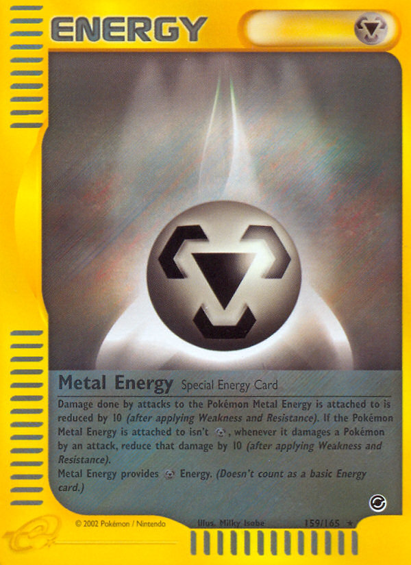 Metal Energy (159/165) [Expedition: Base Set] | Mega City Incorporated