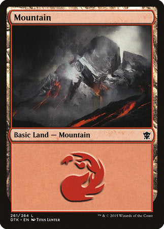 Mountain (261) [Dragons of Tarkir] | Mega City Incorporated