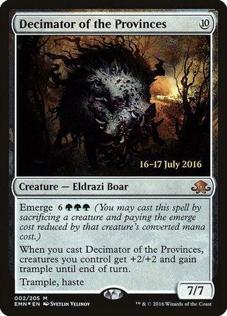 Decimator of the Provinces [Eldritch Moon Promos] | Mega City Incorporated