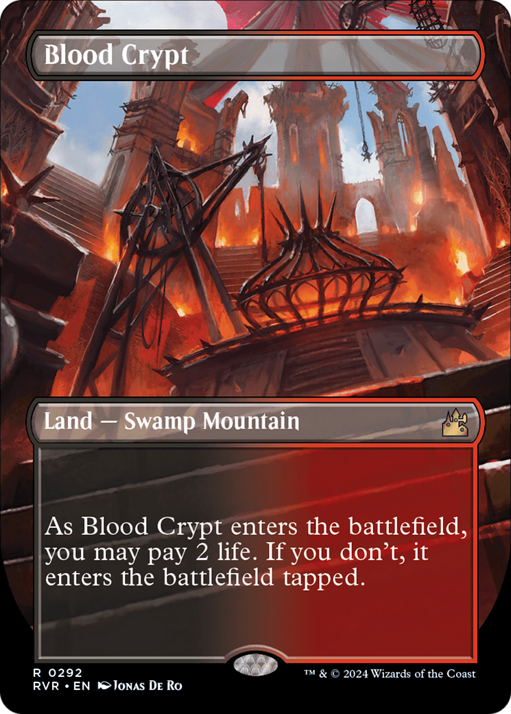 Blood Crypt (Borderless) [Ravnica Remastered] | Mega City Incorporated