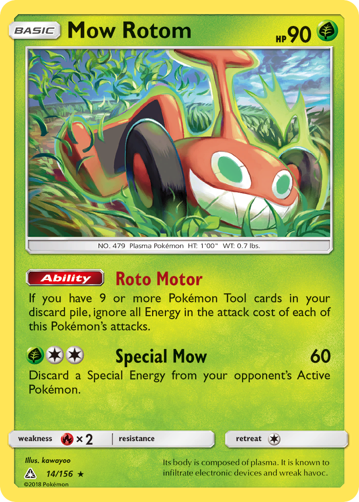 Mow Rotom (14/156) [Sun & Moon: Ultra Prism] | Mega City Incorporated